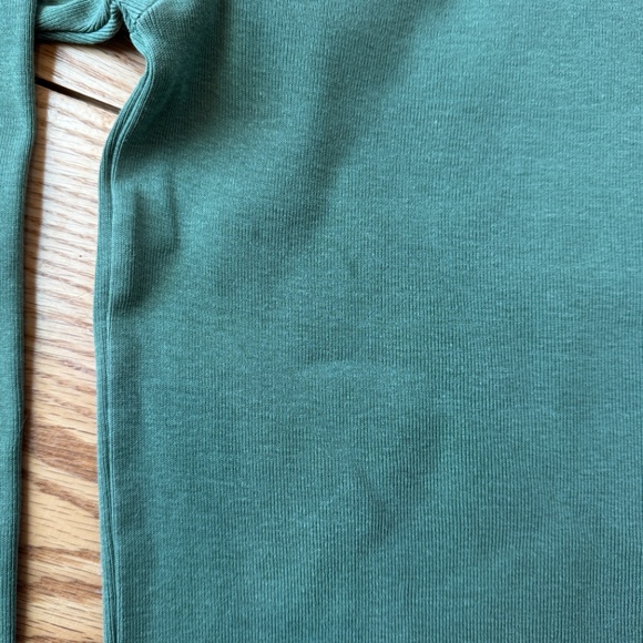 Rudy Jude Classic Ribbed Turtleneck in Green Bean - Picture 3 of 4